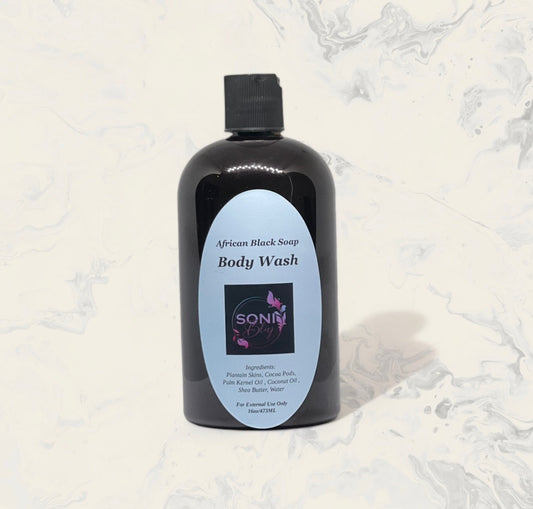 Sonibluj African Black Body Wash: Nature's Purifying Embrace